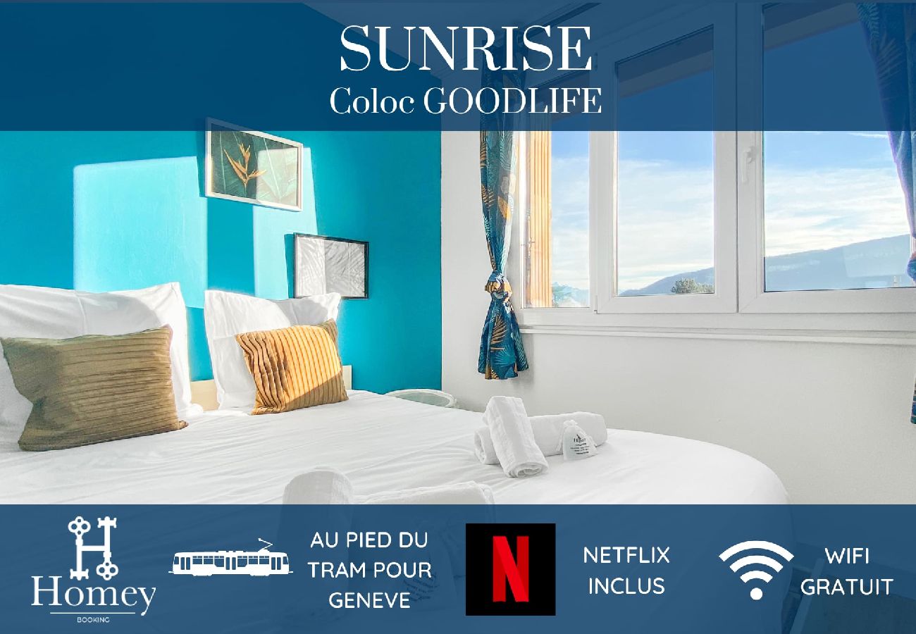 Chambres d'hôtes à Ambilly - HOMEY SUNRISE - Coloc goodLife