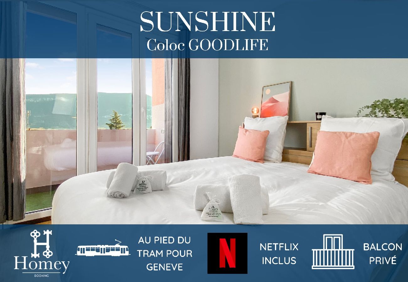 Chambres d'hôtes à Ambilly - HOMEY SUNSHINE - Coloc goodLife